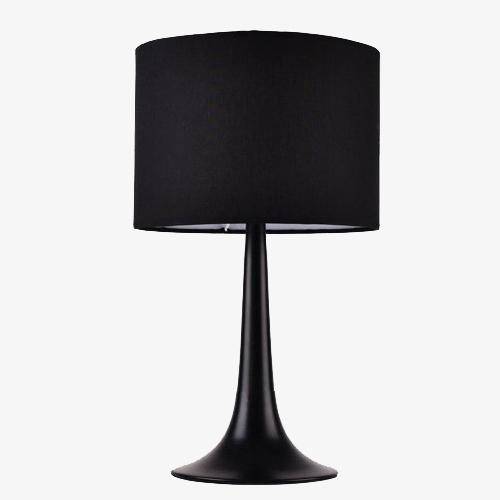 Lampe de chevet moderne LED avec abat-jour en tissu