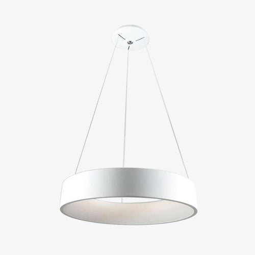 Lustre design anneau en aluminium à LED Pendant