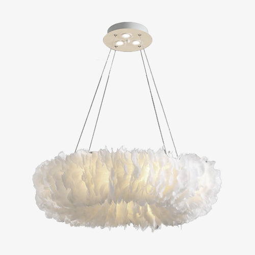 Lustre moderne LED en forme de pivoine Floricenta