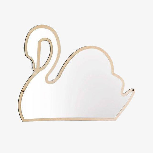 Miroir mural en forme de cygne Decoration - vue 2 sur 3