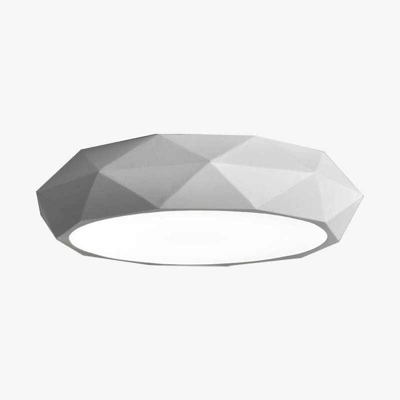 Plafonnier design LED diamant géométrique - vue 2 sur 5