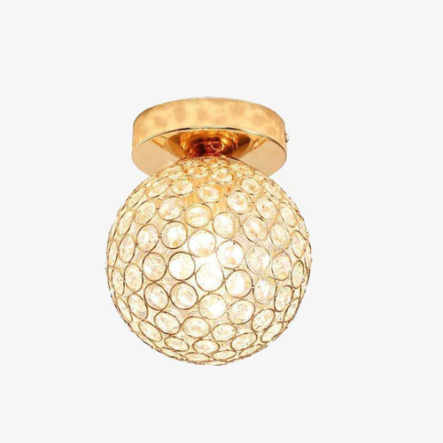 Plafonnier design LED en forme sphérique métal Palaos - vue 2 sur 6