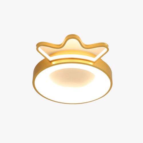 Plafonnier enfants LED en forme de couronne colorée Principesa
