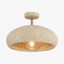Plafonnier moderne avec abat-jour style pierre Kery