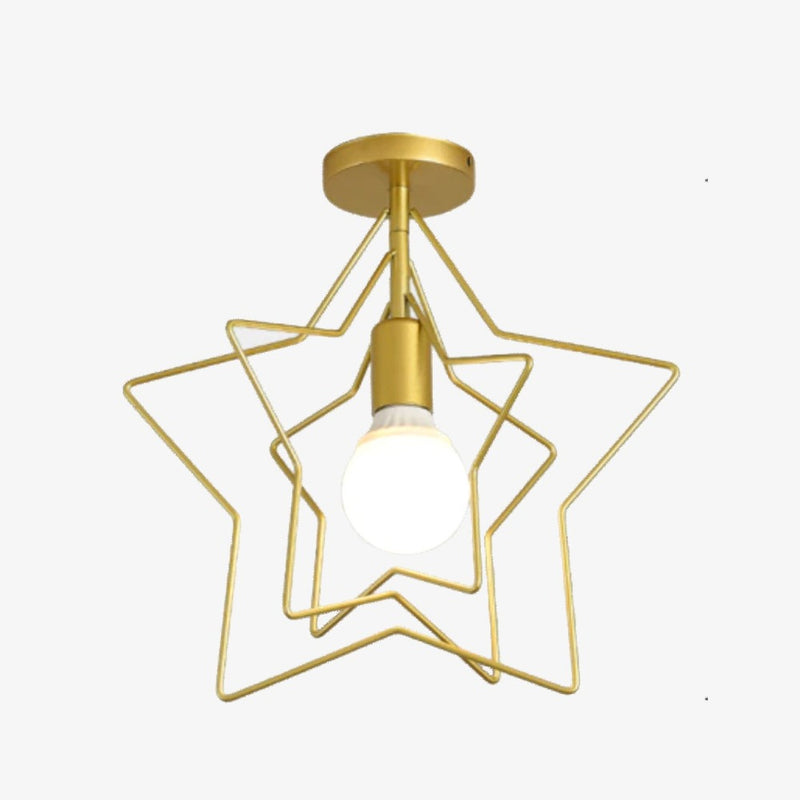 Plafonnier moderne LED avec formes géometriques Yria