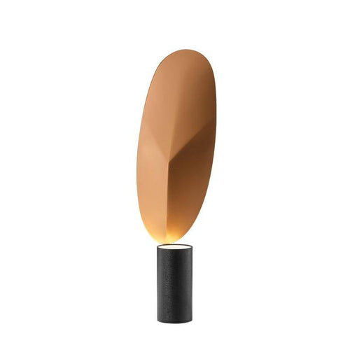 Lampe à poser LED design style plume éclairée
