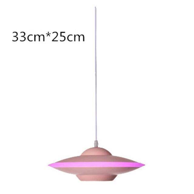 Suspension LED soucoupe volante colorée - vue 7 sur 14