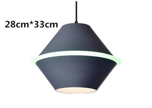 Suspension LED soucoupe volante colorée - vue 6 sur 14