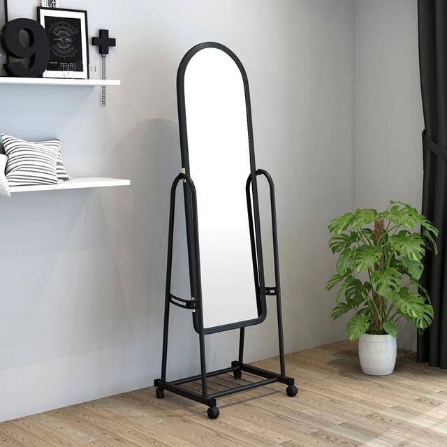 Miroir sur pied avec roulette Dressing - vue 6 sur 7