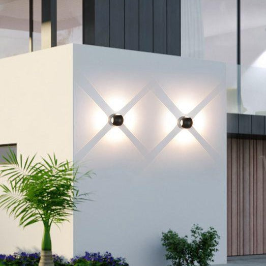 Applique murale design LED circulaire d'extérieur Sammyjo - vue 4 sur 8