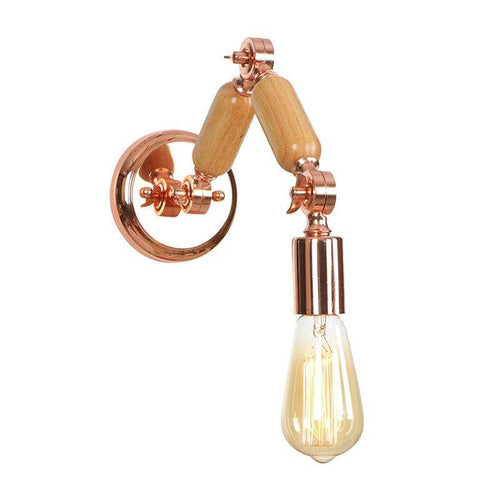 Applique murale design bras articulé rose gold Aisle - vue 8 sur 12