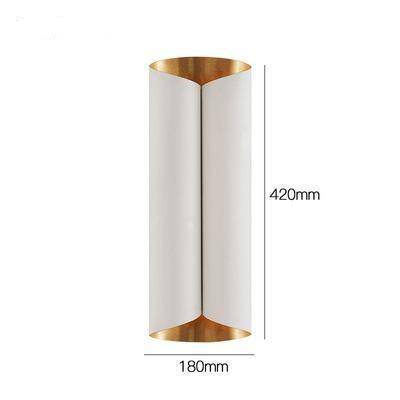 Applique murale design LED en métal style tuile dorée Sofa - vue 5 sur 7