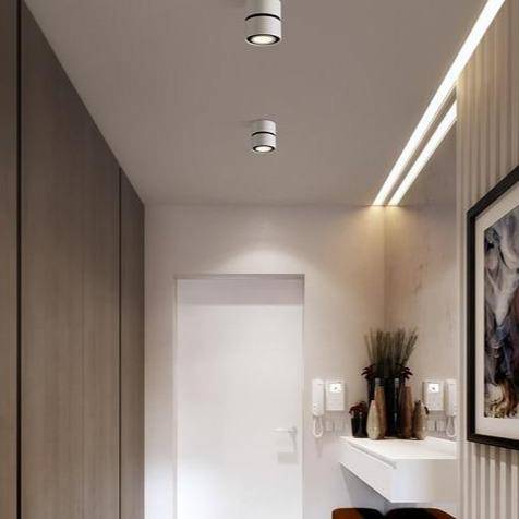 Spot arrondi LED avec rotation 360° - vue 4 sur 6