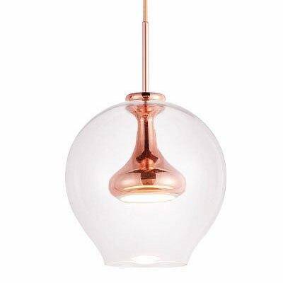 Suspension design LED en métal et boule en verre Denver - vue 5 sur 7