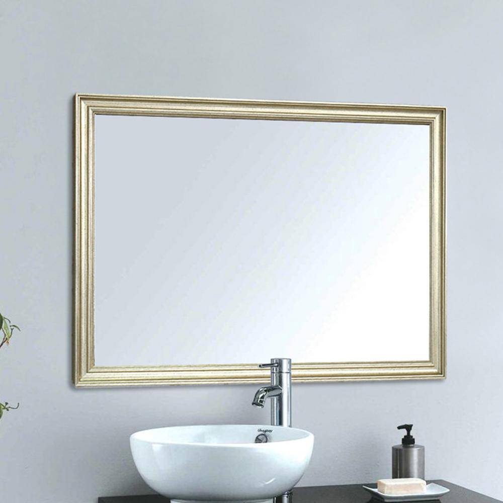 Miroir mural rectangulaire avec cadre en métal Narrow - vue 3 sur 6