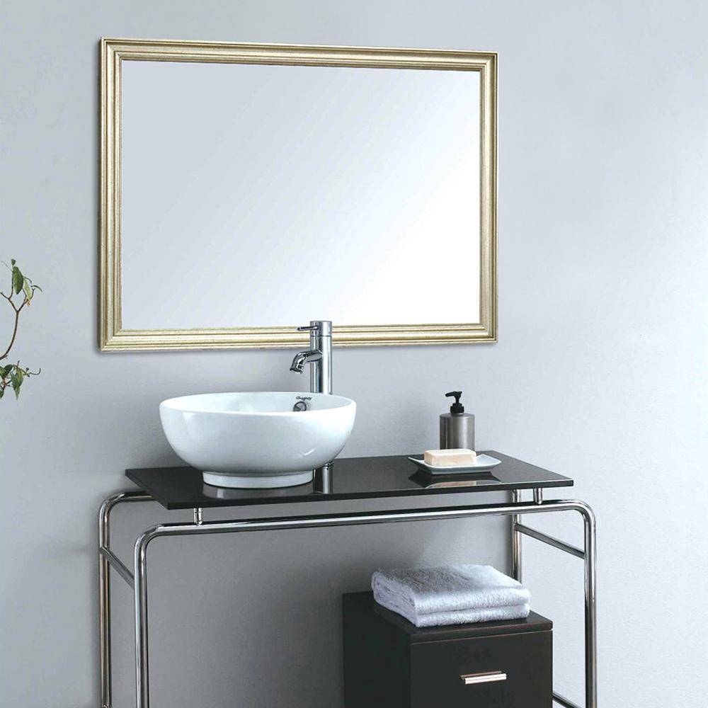 Miroir mural rectangulaire avec cadre en métal Narrow - vue 5 sur 6