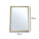 Miroir mural rectangulaire avec cadre en métal Narrow