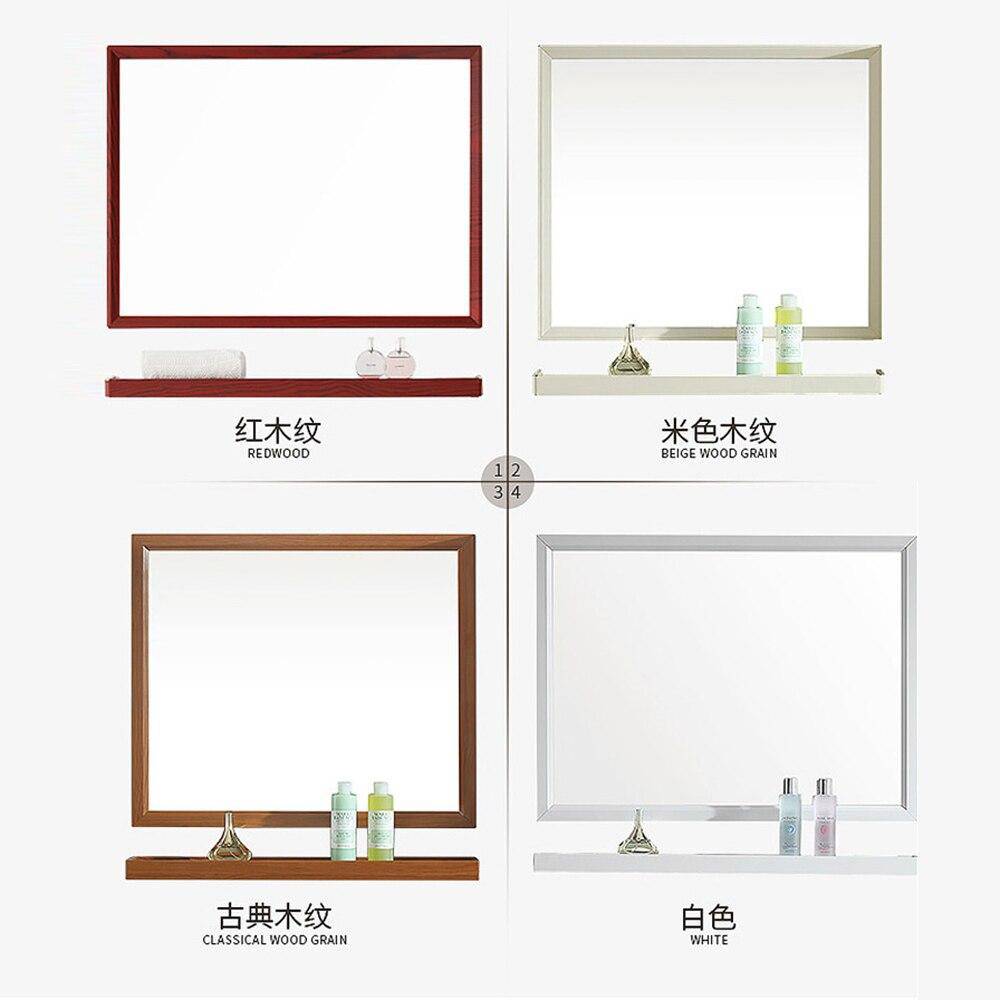 Miroir mural rectangulaire en aluminium Shelf - vue 11 sur 16