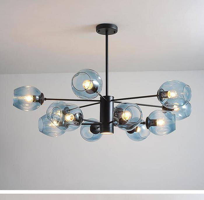 Lustre design avec branches et boules en verres Ball - vue 17 sur 17