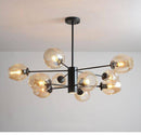 Lustre design avec branches et boules en verres Ball