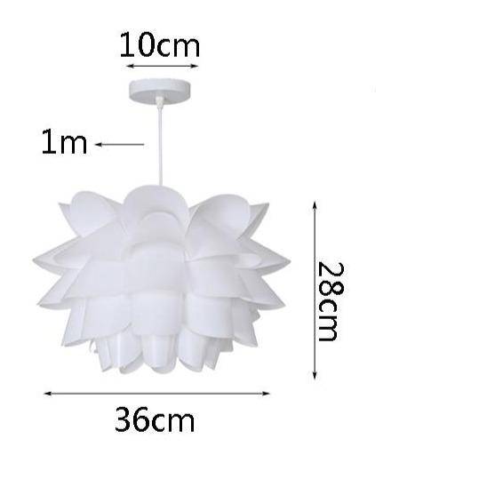 Suspension LED fleur blanche Room