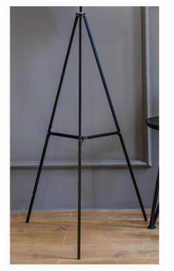 Lampadaire trépied ajustable avec abat-jour en tissu American - vue 12 sur 11