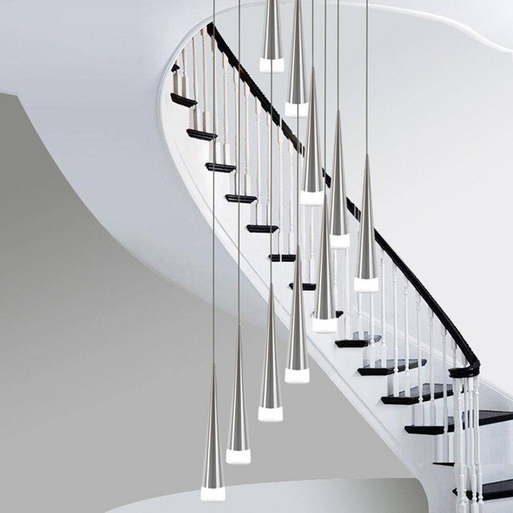 Suspension design long cone à LED Tube - vue 3 sur 5
