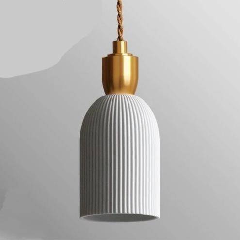 Suspension LED en céramique de plusieurs formes design