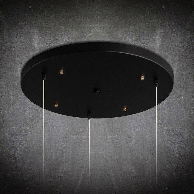 Suspension design à LED en verre et cage dorées - vue 8 sur 21