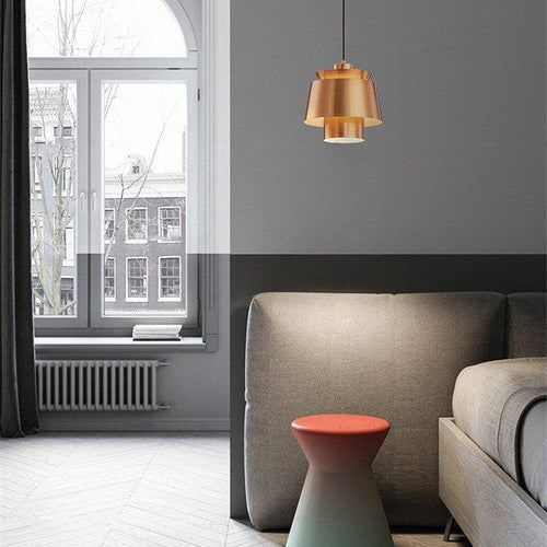 Suspension design à LED en métal coloré Bar - vue 11 sur 11