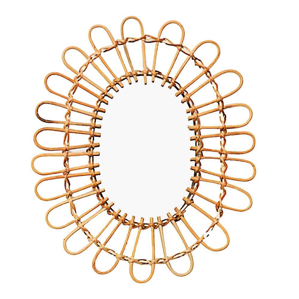Miroir murale décoratif arrondi style Sun Décor - vue 8 sur 7