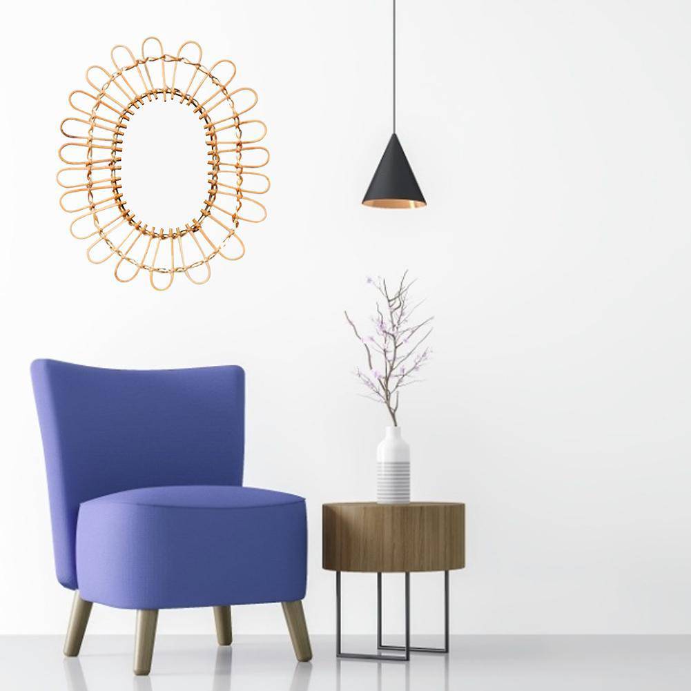 Miroir murale décoratif arrondi style Sun Décor - vue 3 sur 7