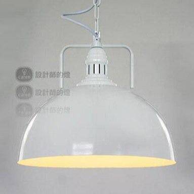Suspension industrielle LED avec abat-jour arrondi en métal - vue 5 sur 5