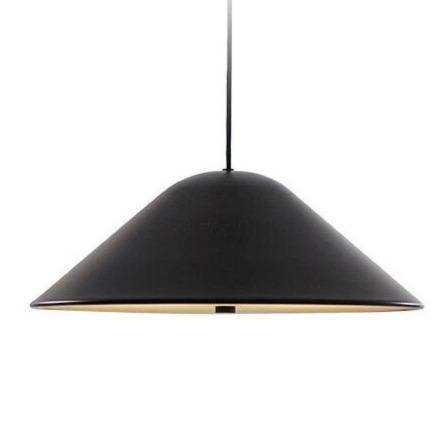 Suspension design LED avec abat-jour arrondi rose gold Loft - vue 3 sur 4