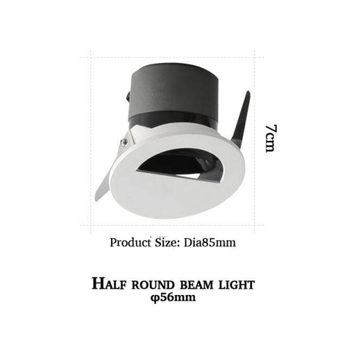 Spot encastré LED rond avec plusieurs modèles Light