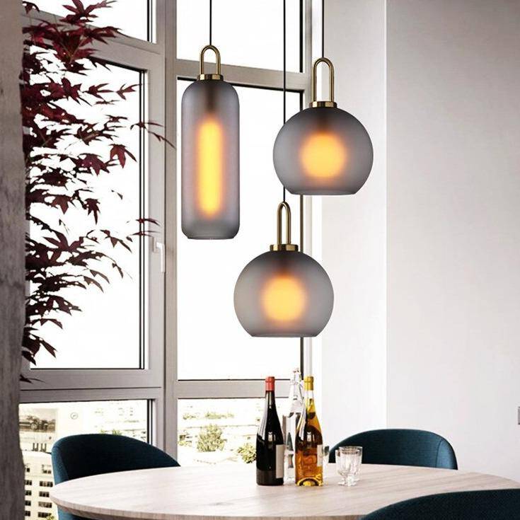 Suspension design en verre de plusieurs formes Loft - vue 7 sur 18