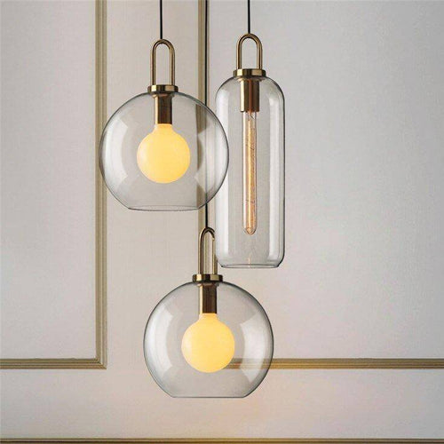 Suspension design en verre de plusieurs formes Loft - vue 4 sur 18