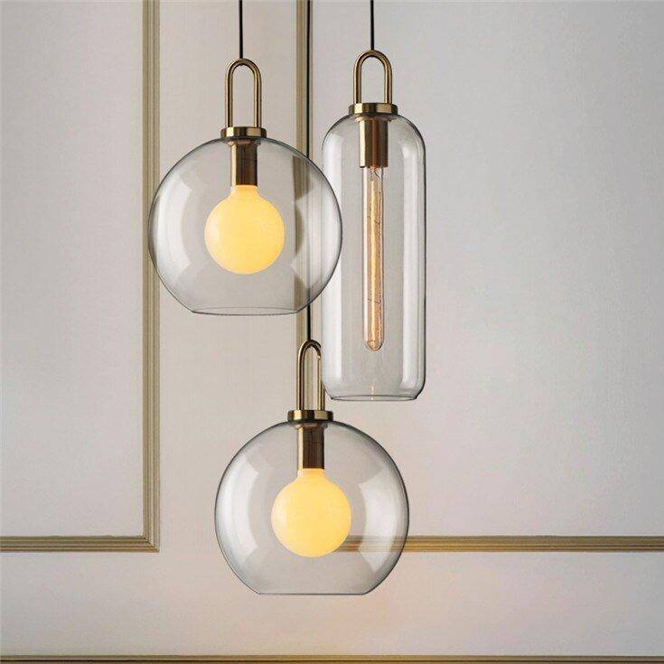 Suspension design en verre de plusieurs formes Loft - vue 3 sur 18
