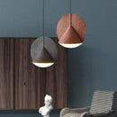Suspension design à LED avec abat-jour disque coloré Creative