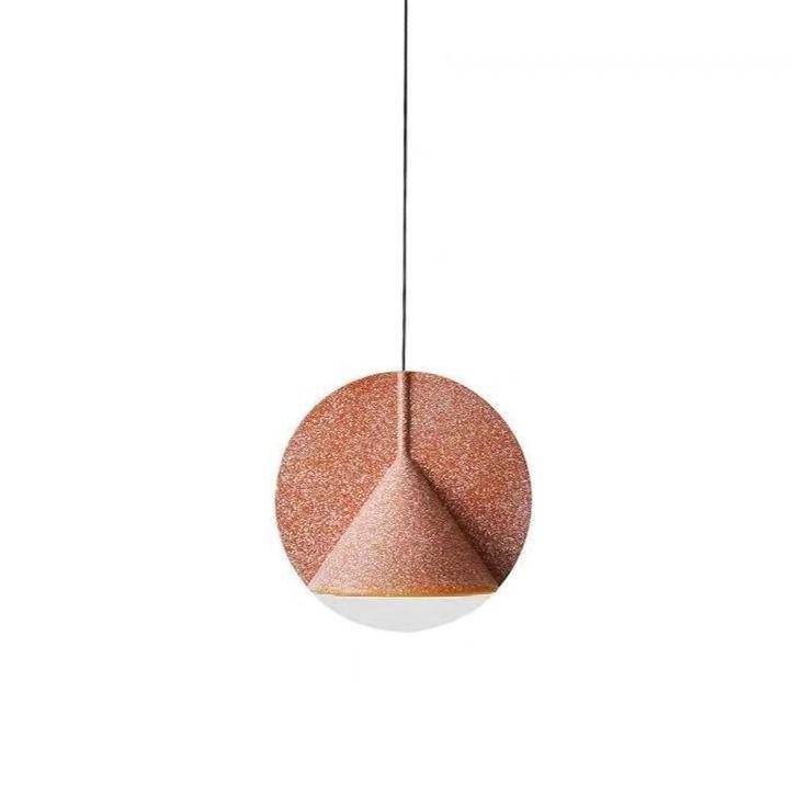 Suspension design à LED avec abat-jour disque coloré Creative - vue 5 sur 5