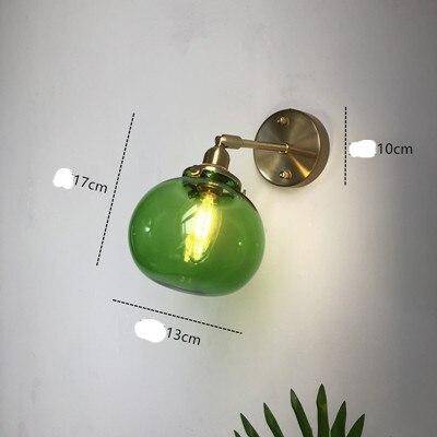 Applique murale design LED en verre coloré style Jiamen - vue 5 sur 6