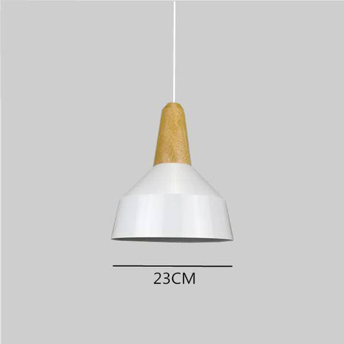 Suspension LED conique colorée de plusieurs formes Art
