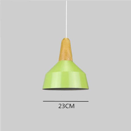 Suspension LED conique colorée de plusieurs formes Art