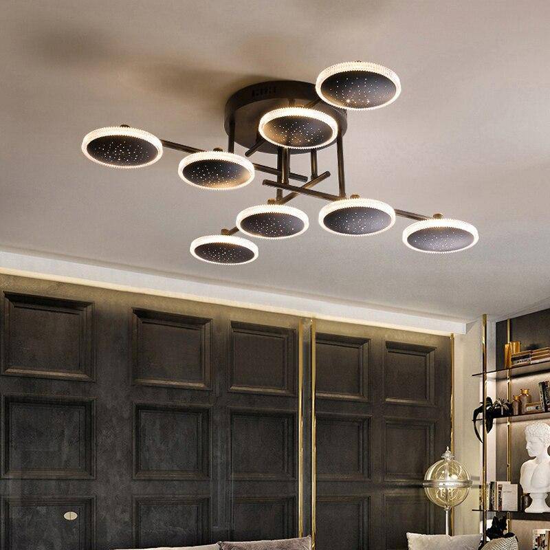 Plafonnier design avec plusieurs ronds LED Creative - vue 2 sur 10