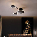 Plafonnier design avec plusieurs ronds LED Creative