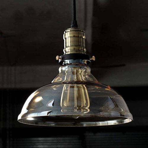 Suspension design en verre vintage retro Countryside - vue 4 sur 7