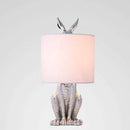 Lampe à poser design LED en résine style lapin Decor