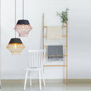 Suspension design à LED avec cage en métal industrielle Loft