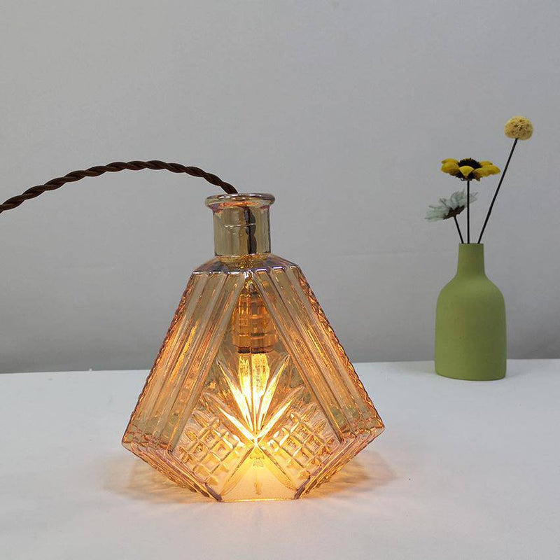 Suspension bouteilles en verre de plusieurs formes Bottle