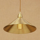 Suspension design à LED avec abat-jour doré Iron Loft